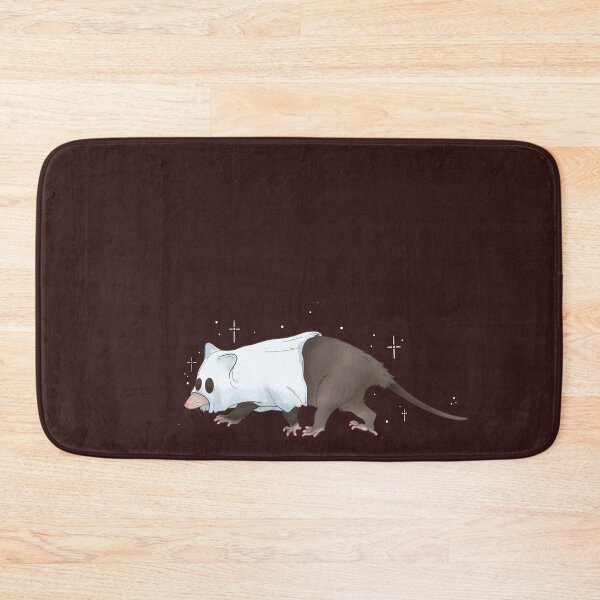 Item preview, Spooky Ghost Opossum designed and sold by LindyMakesArt.
