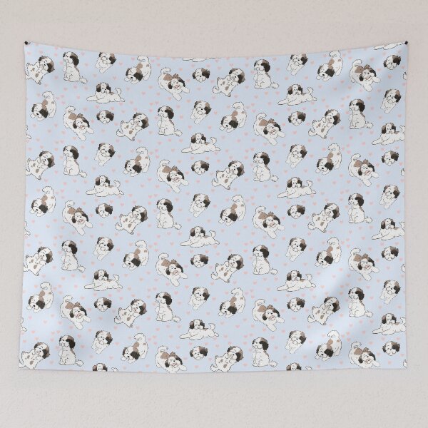 Item preview, shih tzu cute illustration pack designed and sold by Yarafantasyart.