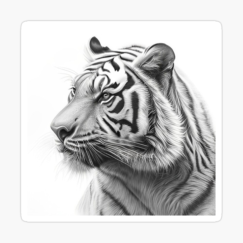 Draw a Tiger with Colored Pencils