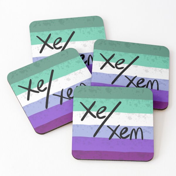 Item preview, Gay mlm MLM Xe/xem Neopronouns Pronouns Pride Flag LGBTQ LGBT designed and sold by Spell-the-Bee.