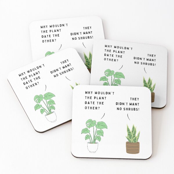 Item preview, Plant joke - Why wouldn't the plant date the other? (colour) designed and sold by ani-eni.