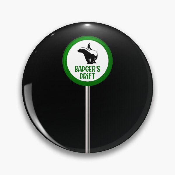 Item preview, Green Midsomer Road Sign (on Black) designed and sold by PawsitiveMum3.