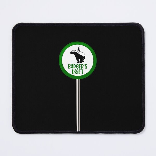 Item preview, Green Midsomer Road Sign (on Black) designed and sold by PawsitiveMum3.