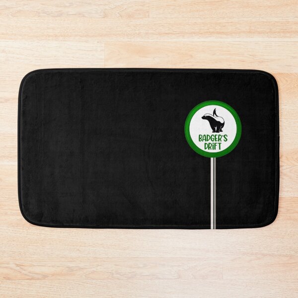 Item preview, Green Midsomer Road Sign (on Black) designed and sold by PawsitiveMum3.