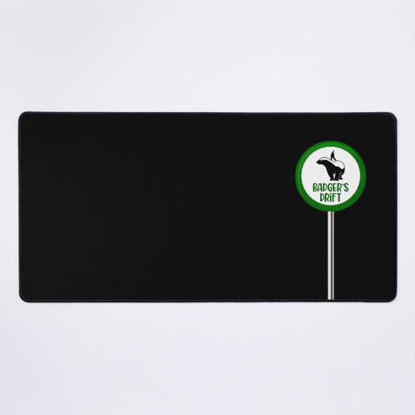 Item preview, Green Midsomer Road Sign (on Black) designed and sold by PawsitiveMum3.