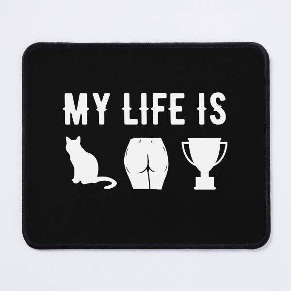 Item preview, My life is catastrophe -cat ass trophy - cat butt trophy  designed and sold by IZIStore.
