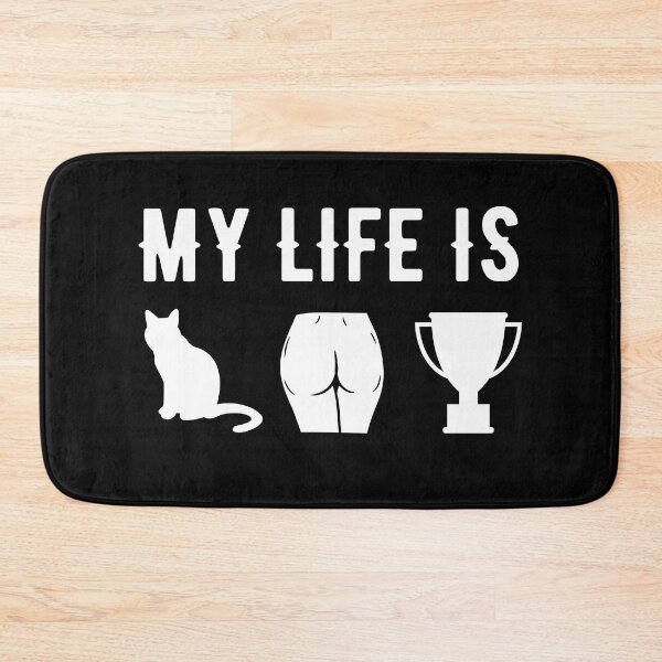 Item preview, My life is catastrophe -cat ass trophy - cat butt trophy  designed and sold by IZIStore.