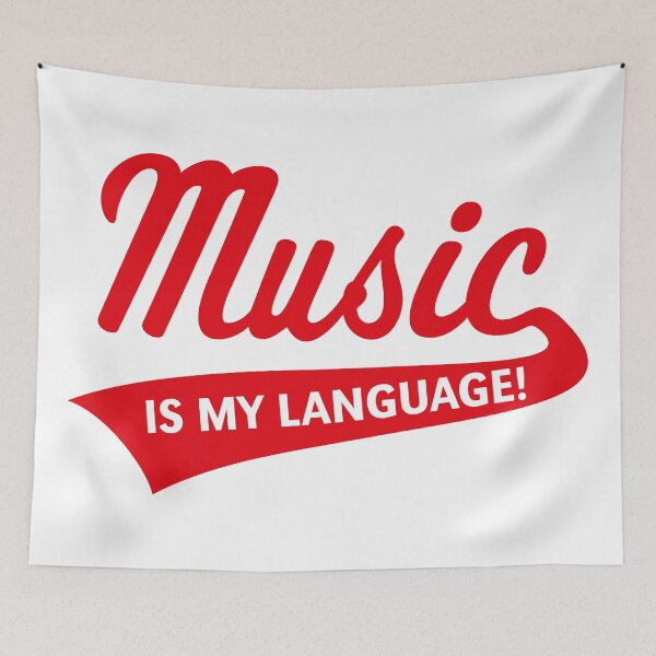 Item preview, Music Is My Language! (Music / Musician / Red) designed and sold by MrFaulbaum.