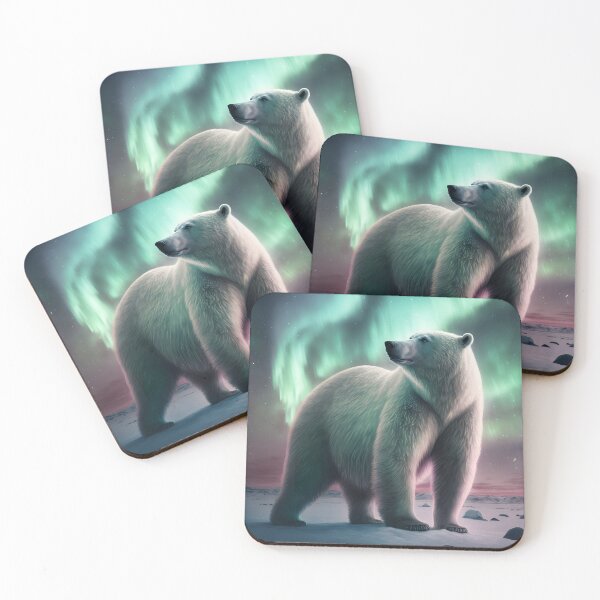 Item preview, Polar Bear Northern Light designed and sold by meshhead.