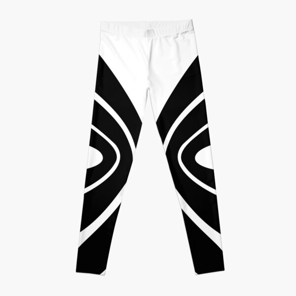 Graphic Butterfly B&W - Shee Vector Shape Leggings