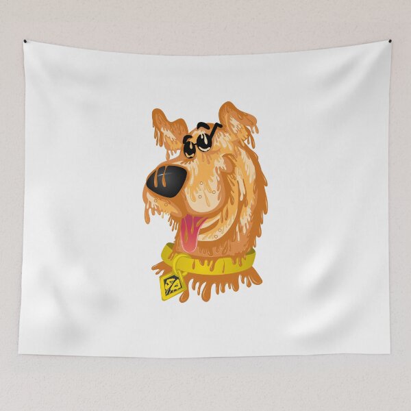 Item preview, Cute orange dog grime art designed and sold by AmsaOza.