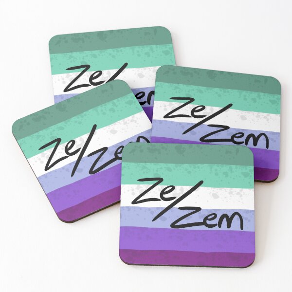 Item preview, Gay mlm MLM Ze/zem Neopronouns Pronouns Pride Flag LGBTQ LGBT designed and sold by Spell-the-Bee.