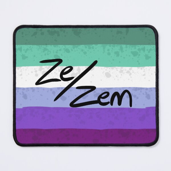 Item preview, Gay mlm MLM Ze/zem Neopronouns Pronouns Pride Flag LGBTQ LGBT designed and sold by Spell-the-Bee.