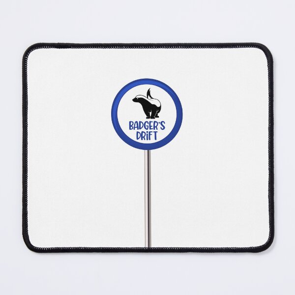 Item preview, Blue Midsomer Road Sign designed and sold by PawsitiveMum3.