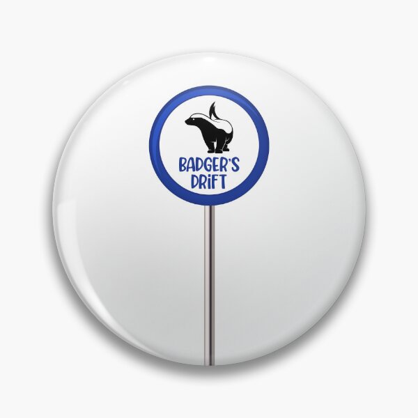 Item preview, Blue Midsomer Road Sign designed and sold by PawsitiveMum3.