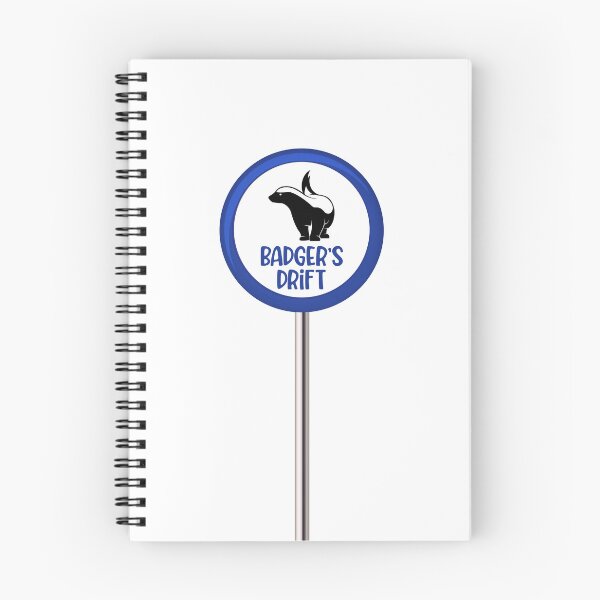 Item preview, Blue Midsomer Road Sign designed and sold by PawsitiveMum3.