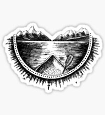 Serenity On The Water Sticker