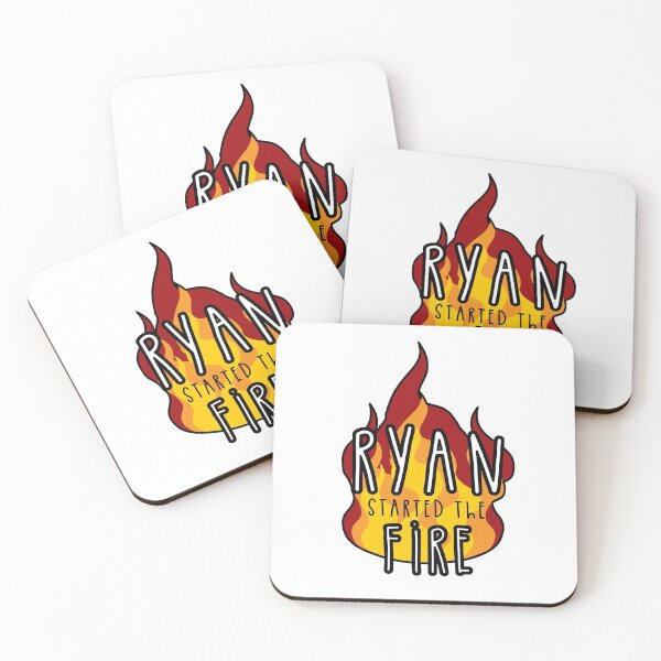 Ryan Started the Fire Coasters (Set of 4)