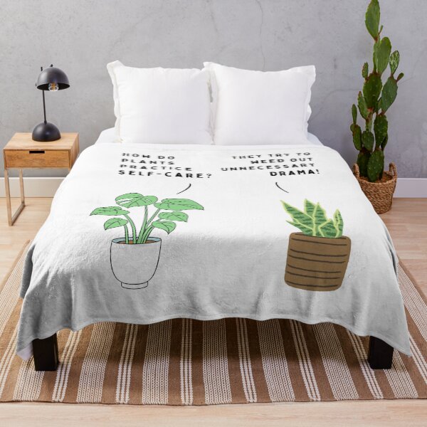 Item preview, Plant joke - How do plants practice self-care? (colour) designed and sold by ani-eni.
