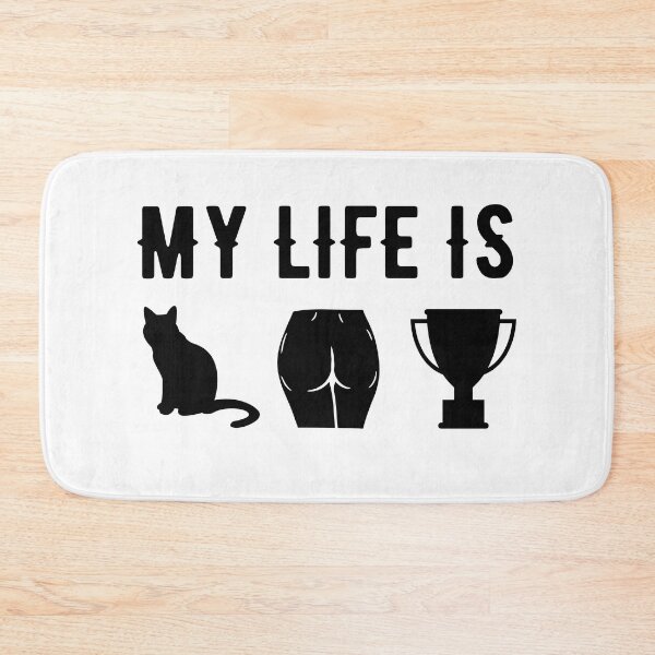 Item preview, My life is catastrophe -cat ass trophy - cat butt trophy  designed and sold by IZIStore.
