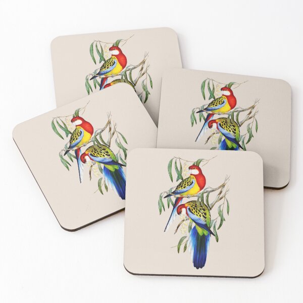 Item preview, Eastern Rosella (Platycertus Eximius) by John Gould designed and sold by wildtribe.