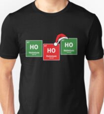 Ho Ho Ho Weihnachten Santa Chemie Element Slim Fit T-Shirt