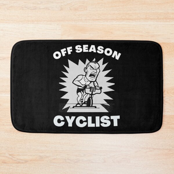 Item preview, Funny spin, funny indoor cycling greyscale design - OFF SEASON CYCLIST (1) designed and sold by TourDePassion.