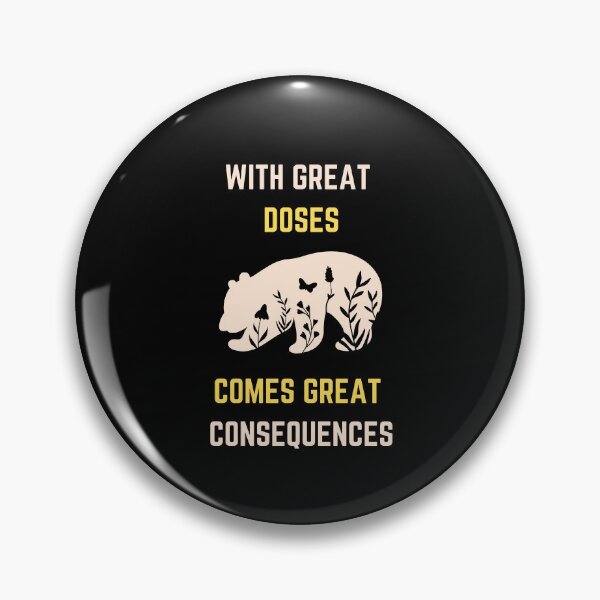 Item preview, Drugs Addiction Recovery Awareness Month Prevent Drug Abuse - Cocaine Bear Inspired - With great doses comes great consequences designed and sold by PositiveVibes26.