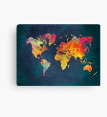 World Map Canvas Print