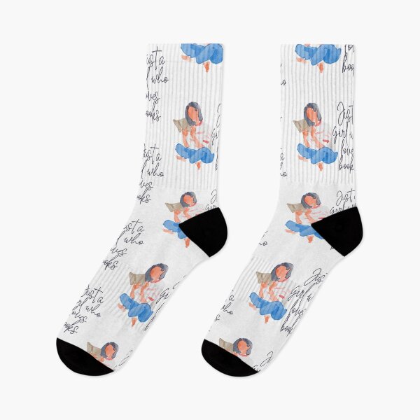 Item preview, Just a girl who loves books  designed and sold by Simi2020.
