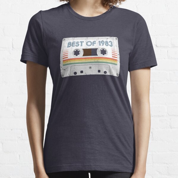 40th Birthday Best of 1983 Cassette Tape Vintage for Gift Essential T-Shirt