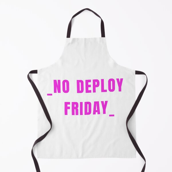 Item preview, No deploy Friday magenta on white designed and sold by MeditationMind.