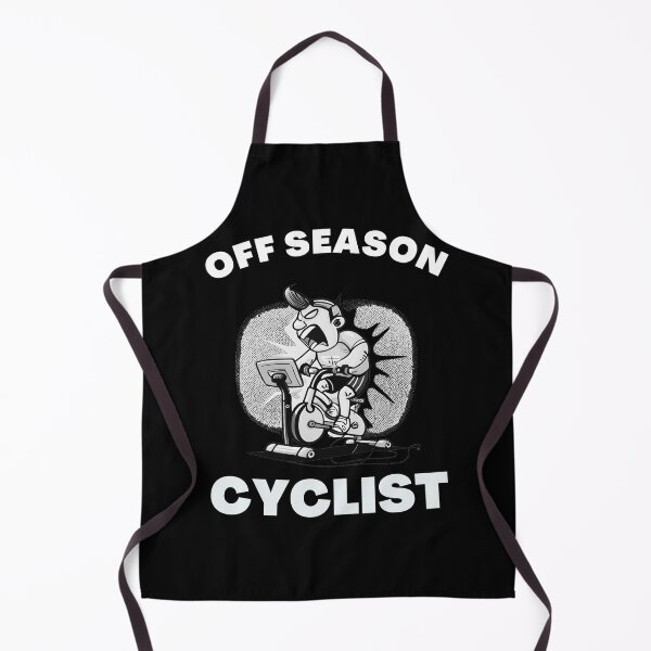 Item preview, Funny spin, funny indoor cycling greyscale design - OFF SEASON CYCLIST (2) designed and sold by TourDePassion.