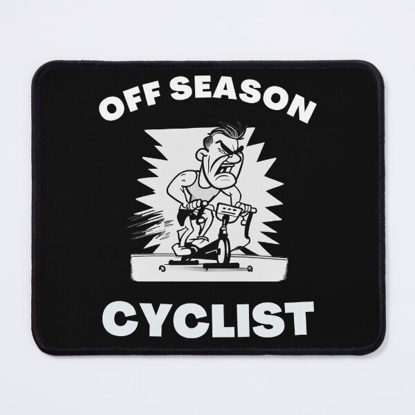 Item preview, Funny spin, funny indoor cycling greyscale design - OFF SEASON CYCLIST (3) designed and sold by TourDePassion.