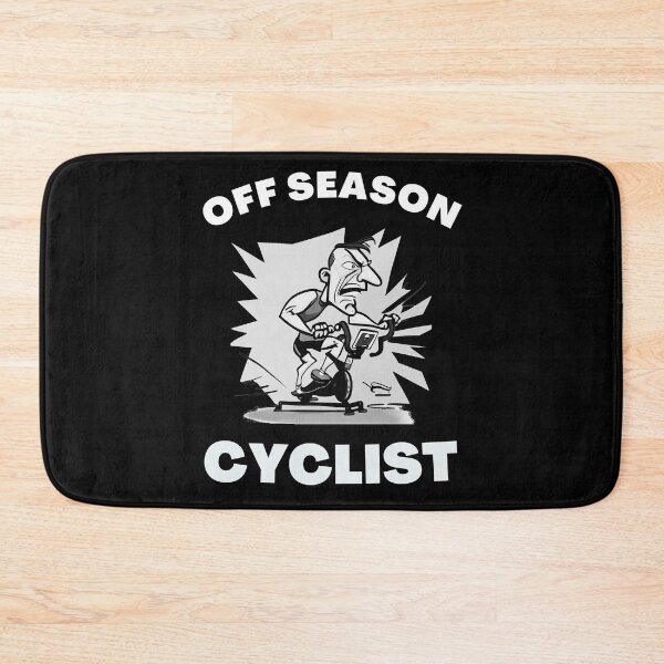Item preview, Funny spin, funny indoor cycling greyscale design - OFF SEASON CYCLIST (4) designed and sold by TourDePassion.