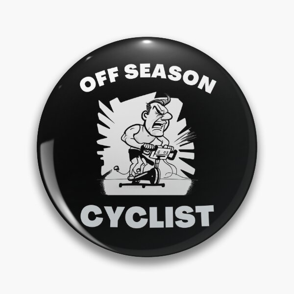 Item preview, Funny spin, funny indoor cycling greyscale design - OFF SEASON CYCLIST (7) designed and sold by TourDePassion.