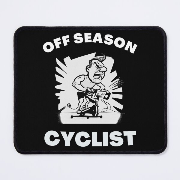 Item preview, Funny spin, funny indoor cycling greyscale design - OFF SEASON CYCLIST (7) designed and sold by TourDePassion.
