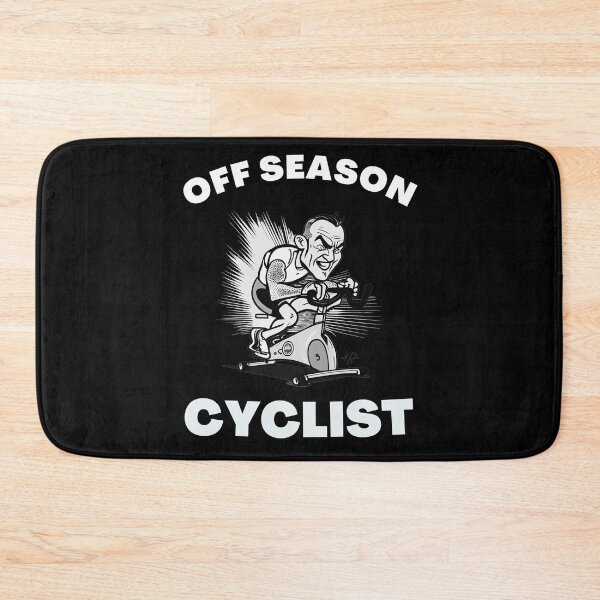 Item preview, Funny spin, funny indoor cycling greyscale design - OFF SEASON CYCLIST (6) designed and sold by TourDePassion.