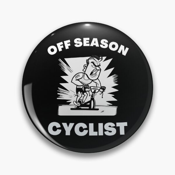 Item preview, Funny spin, funny indoor cycling greyscale design - OFF SEASON CYCLIST (8) designed and sold by TourDePassion.