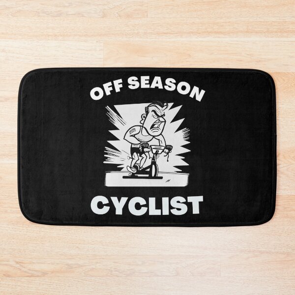 Item preview, Funny spin, funny indoor cycling greyscale design - OFF SEASON CYCLIST (8) designed and sold by TourDePassion.
