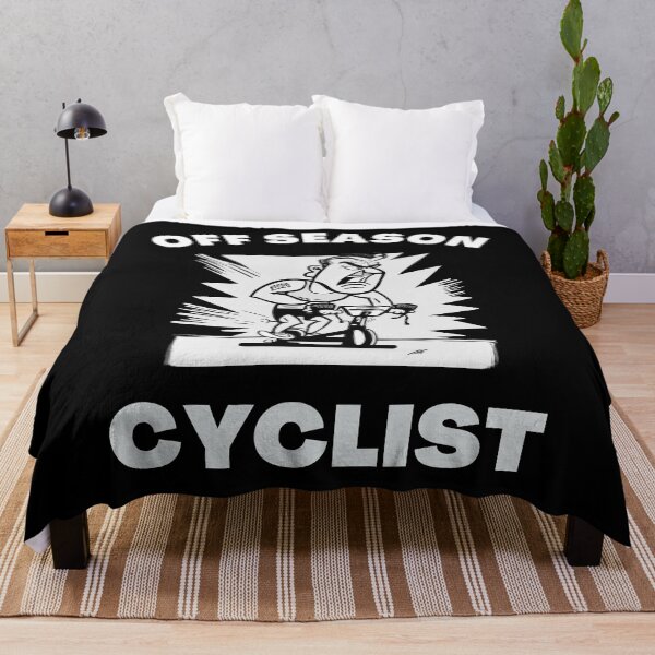 Item preview, Funny spin, funny indoor cycling greyscale design - OFF SEASON CYCLIST (8) designed and sold by TourDePassion.