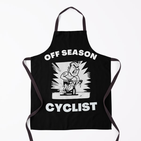 Item preview, Funny spin, funny indoor cycling greyscale design - OFF SEASON CYCLIST (8) designed and sold by TourDePassion.