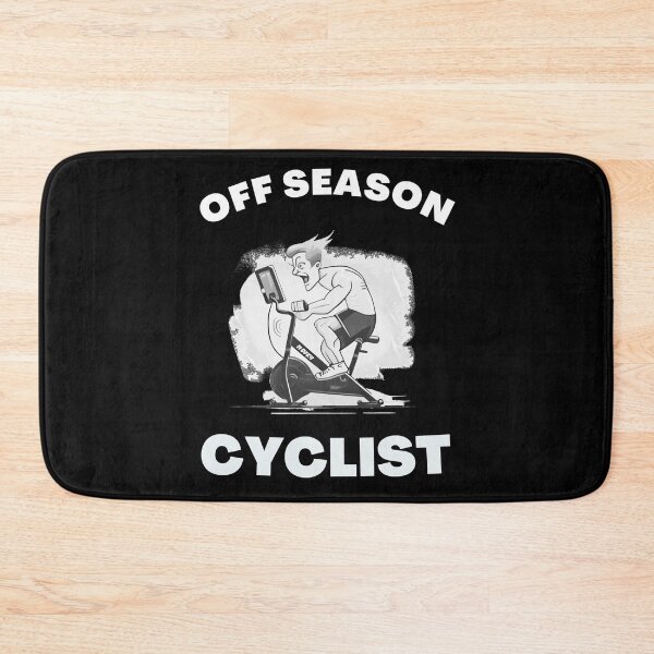 Item preview, Funny spin, funny indoor cycling greyscale design - OFF SEASON CYCLIST (9) designed and sold by TourDePassion.