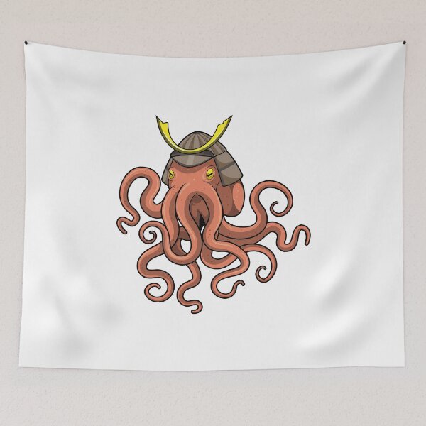 Item preview, Octopus Samurai Martial arts designed and sold by Snabdesign84.