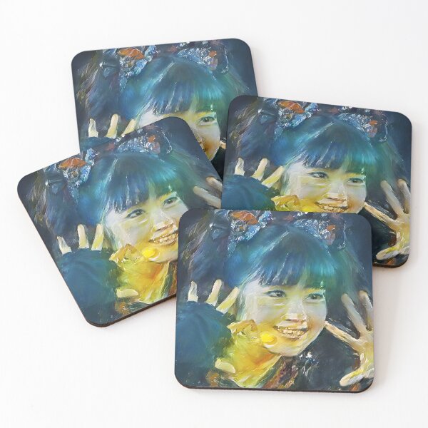 Item preview, Yui-Metal Smiley Fox Goddess Babymetal Painting Digital Fan Art designed and sold by Gogmagosh.