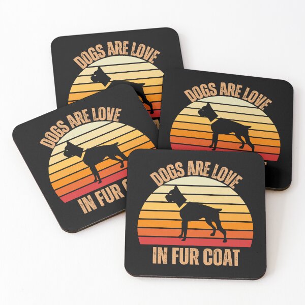Item preview, Dogs are love in fur coat designed and sold by The Love Quill.