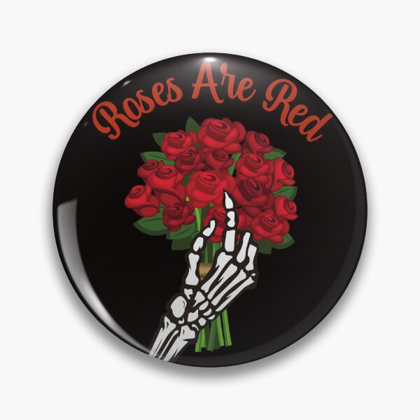 Item preview, Roses Are Red Goth Valentine's Day, Spooky Valentine's Day designed and sold by desireedickens.