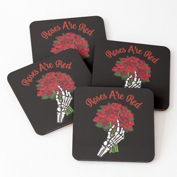 Item preview, Roses Are Red Goth Valentine's Day, Spooky Valentine's Day designed and sold by desireedickens.
