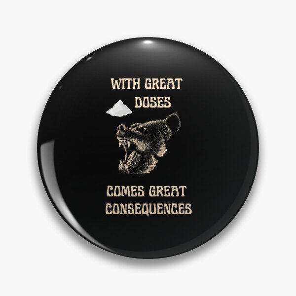 Item preview, Drugs Addiction Recovery Awareness Month Prevent Drug Abuse - Cocaine Bear Inspired - With great doses comes great consequences designed and sold by PositiveVibes26.