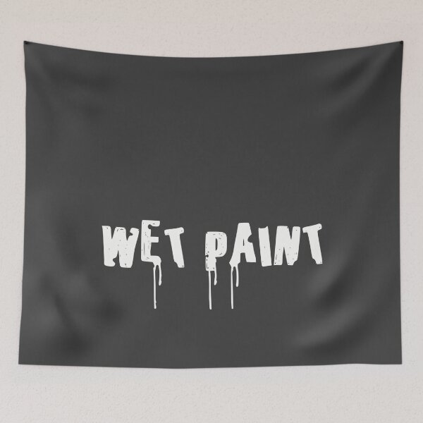 Item preview, Wet paint white designed and sold by Monikatees.